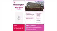 Desktop Screenshot of headingtoncommunitycentre.org